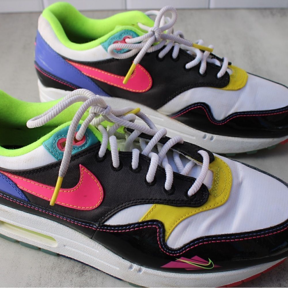 Nike Air Max 1 Hyper Pink MEN'S CLASSIC MULTI-COLOR SIZE 7.5